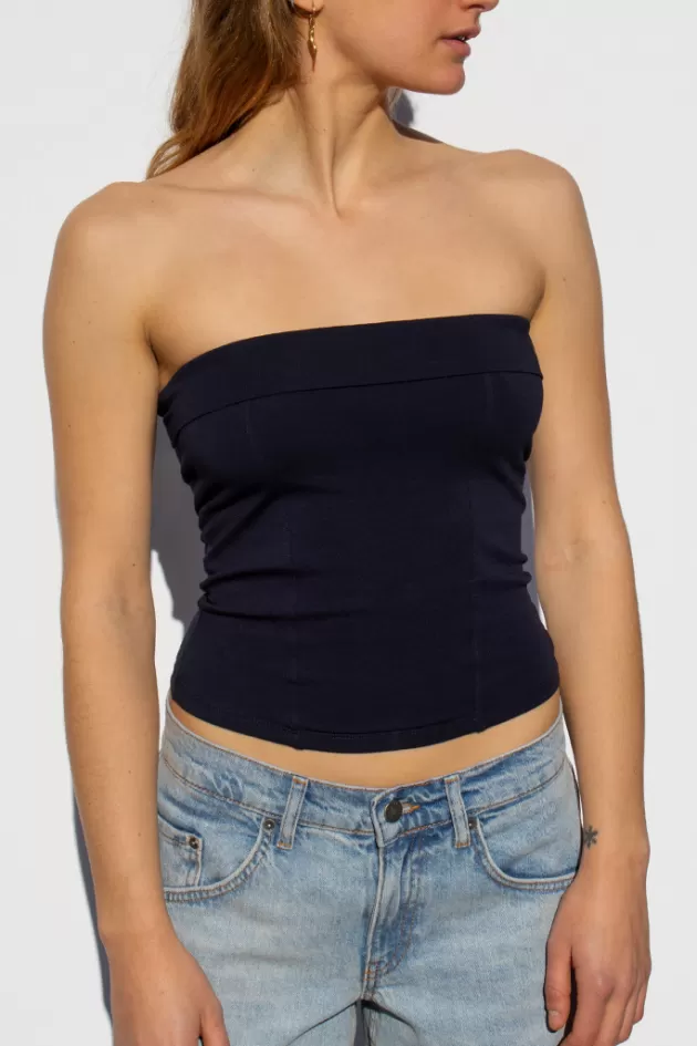 Subdued Bandeau-Top mit lace-up