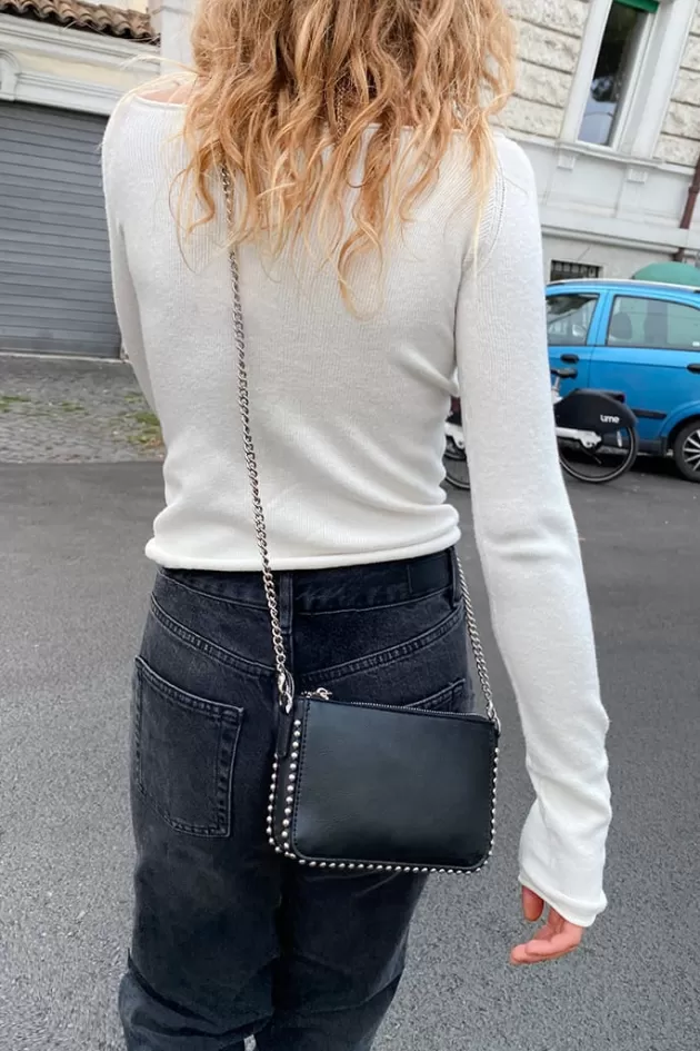 Subdued Clutch-Tasche mit Nieten und Tru00e4ger