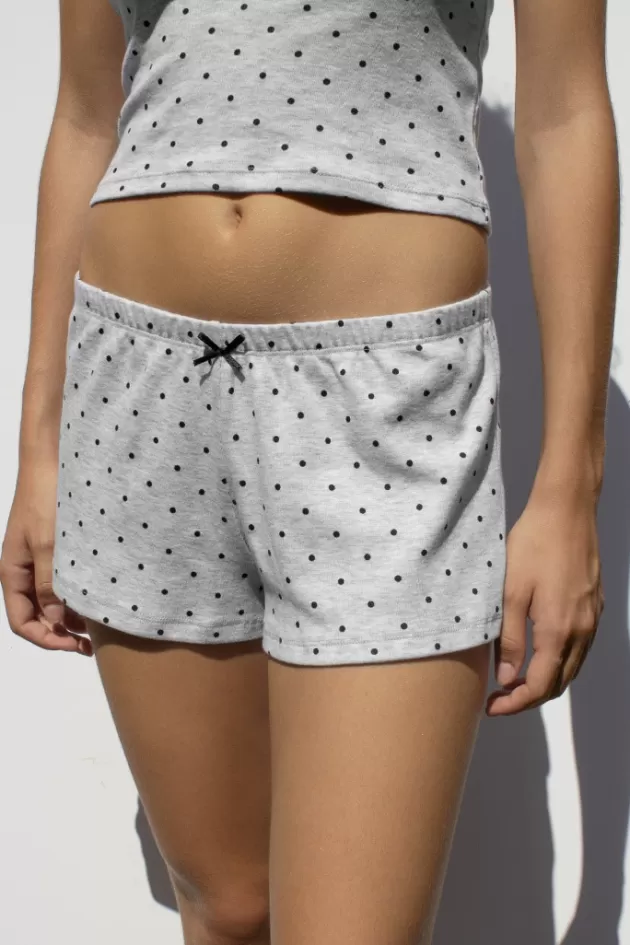 Subdued Shorts mit Schleife und Gummizug