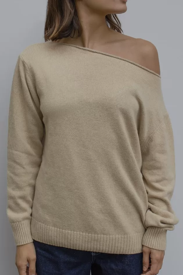 Subdued U-Boot-Ausschnitt Pullover